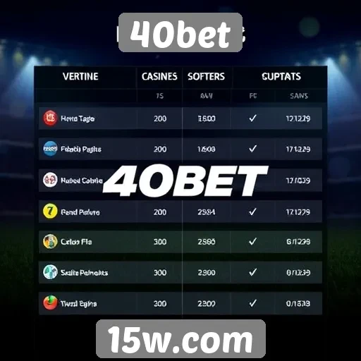 Comparação entre 40bet e outras plataformas de jogos